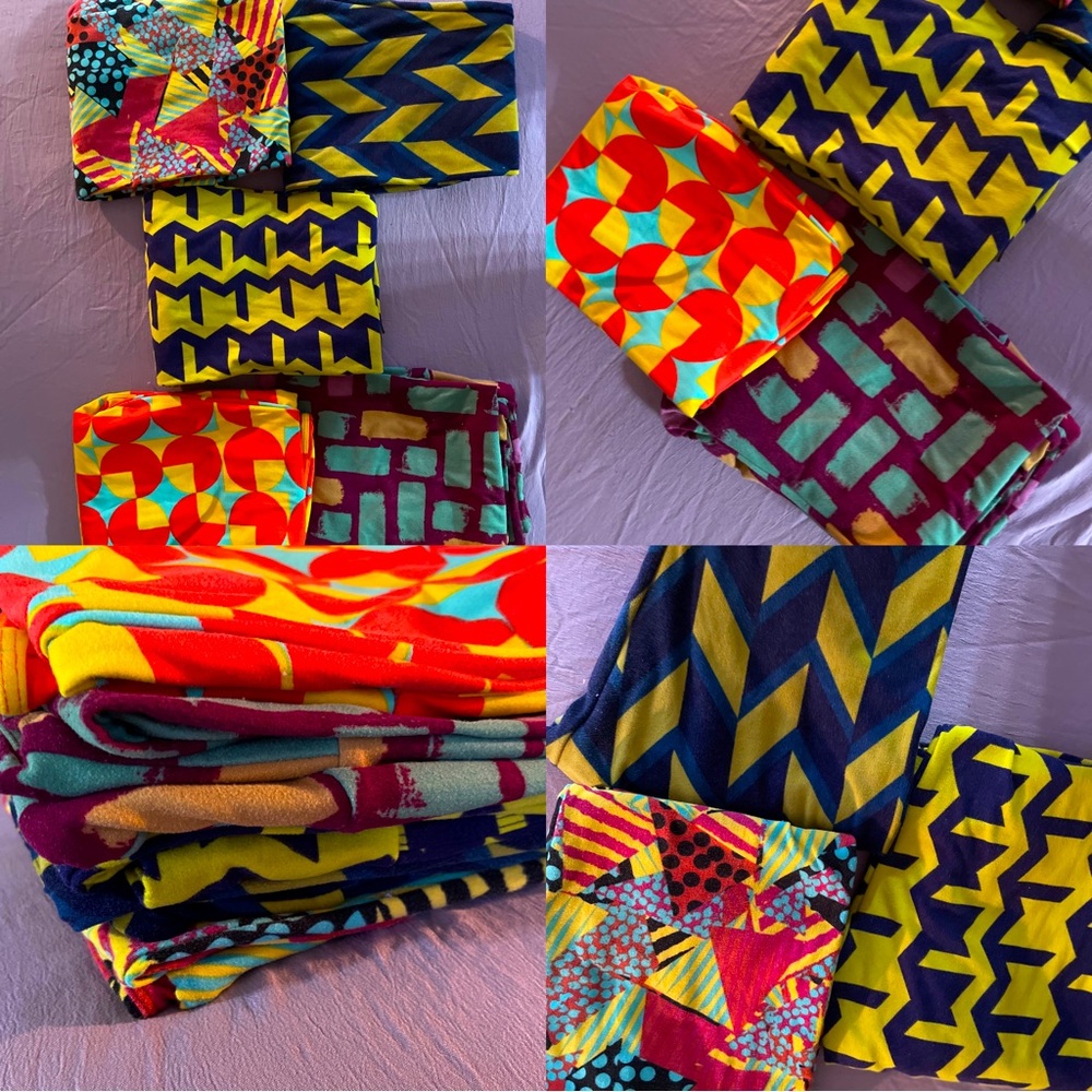 Lularoe printed leggings 5 for $50